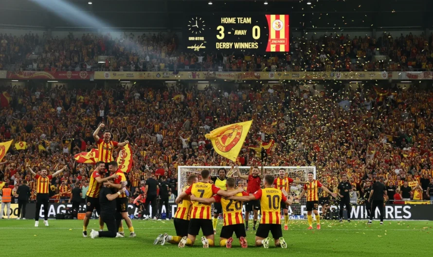 Galatasaray, Fenerbahçe’yi 3-0 Geçerek Şampiyonluk Yolunda Gidecek