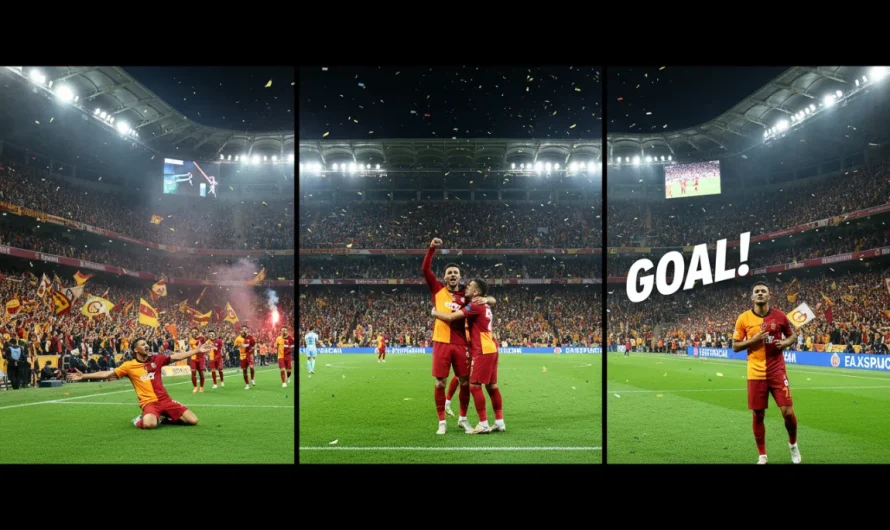 Galatasaray, Fenerbahçe’yi 3-0’la Geçerek Şampiyonluk İçin Kritik Bir Adım Attı